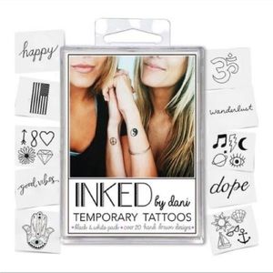 INKED by dani Temporary Tattoos